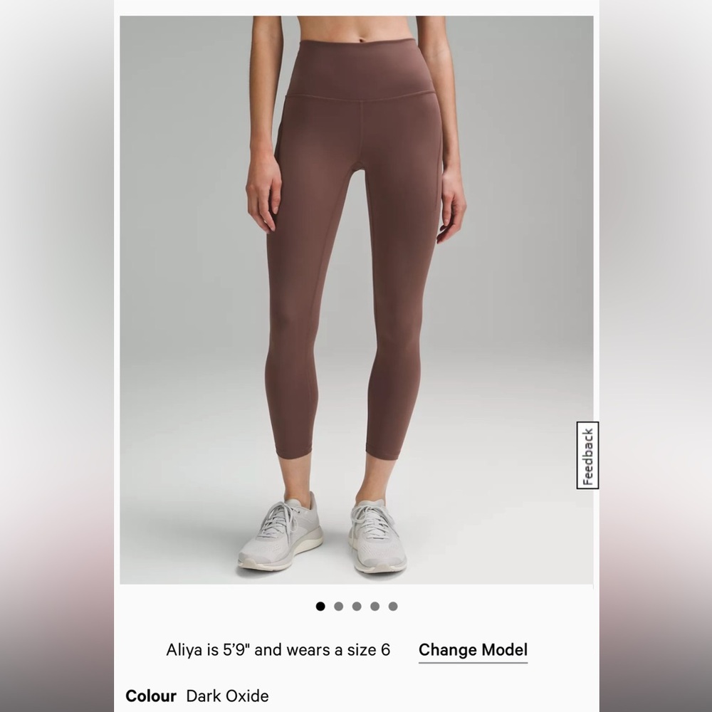 Dark Brown Cropped Leggings